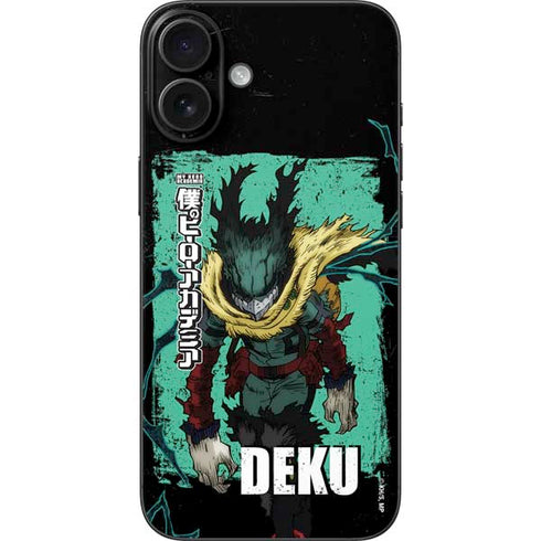 My Hero Academia Dark Deku Season 6 iPhone 16 Plus Skin